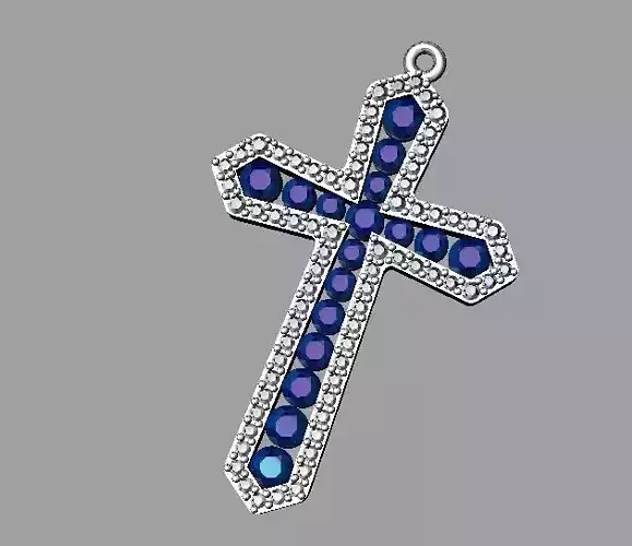 Cross Diamond Pendant