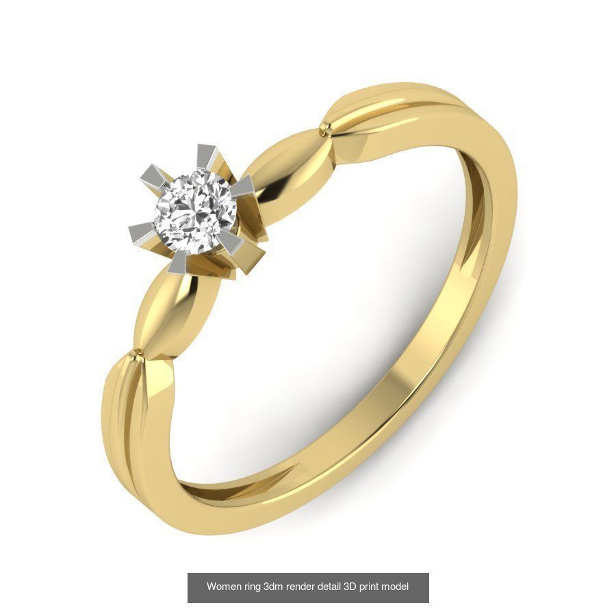 522 Women ring 3dm render detail bulk collection _168