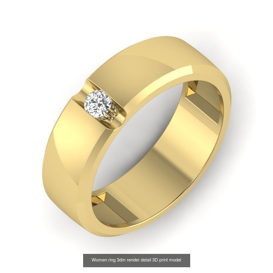 522 Women ring 3dm render detail bulk collection _84