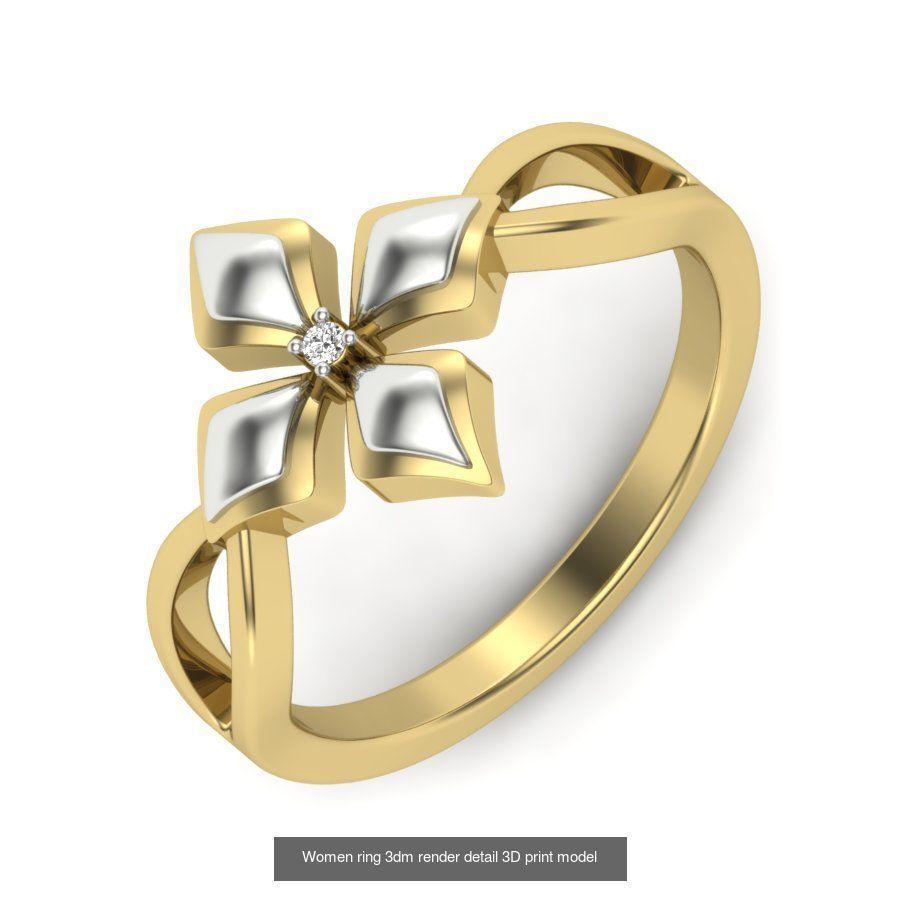 522 Women ring 3dm render detail bulk collection _188
