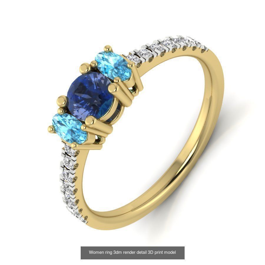 522 Women ring 3dm render detail bulk collection _41