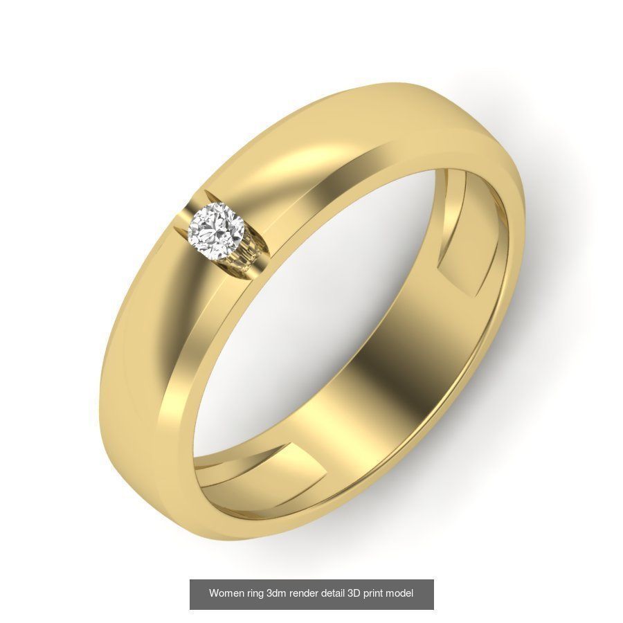 522 Women ring 3dm render detail bulk collection _164
