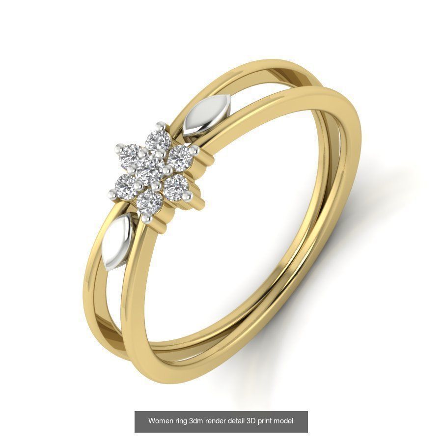 522 Women ring 3dm render detail bulk collection _51