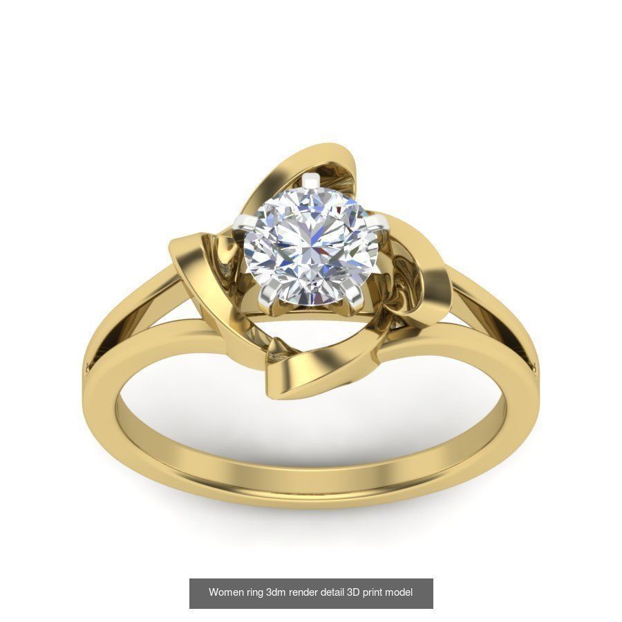 522 Women ring 3dm render detail bulk collection _101