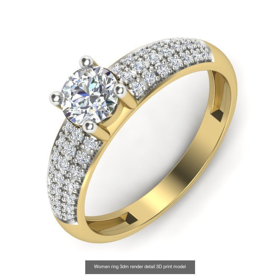 522 Women ring 3dm render detail bulk collection _98
