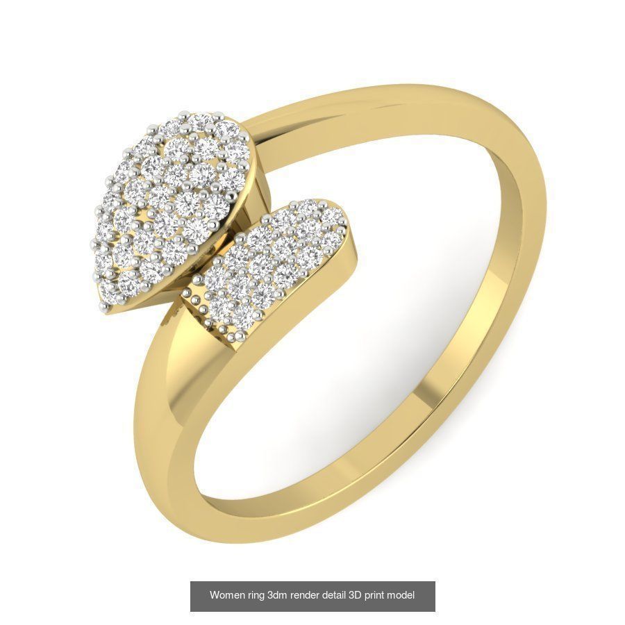 522 Women ring 3dm render detail bulk collection _18
