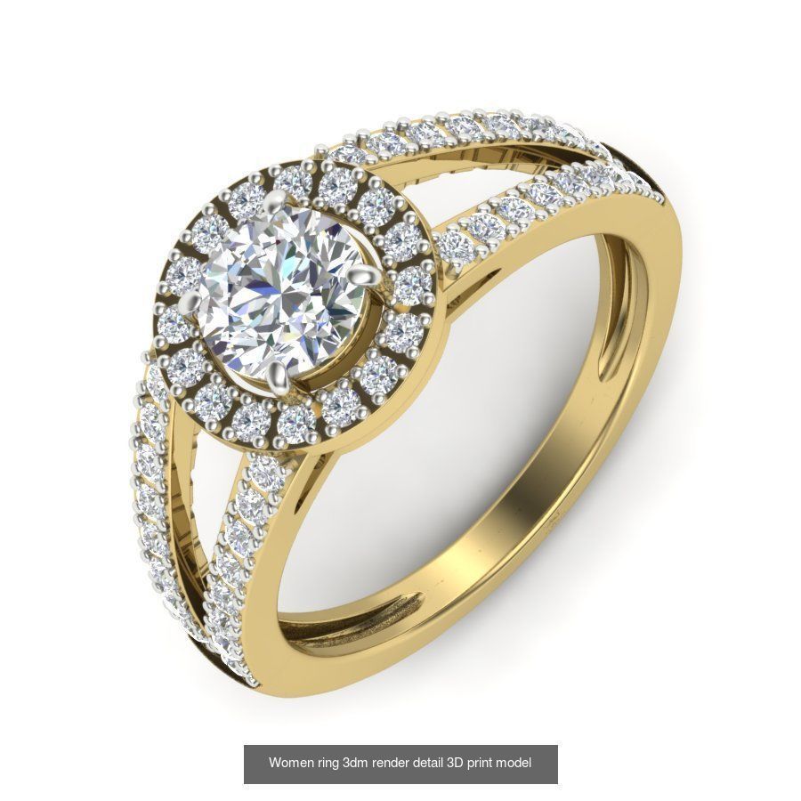 522 Women ring 3dm render detail bulk collection _83