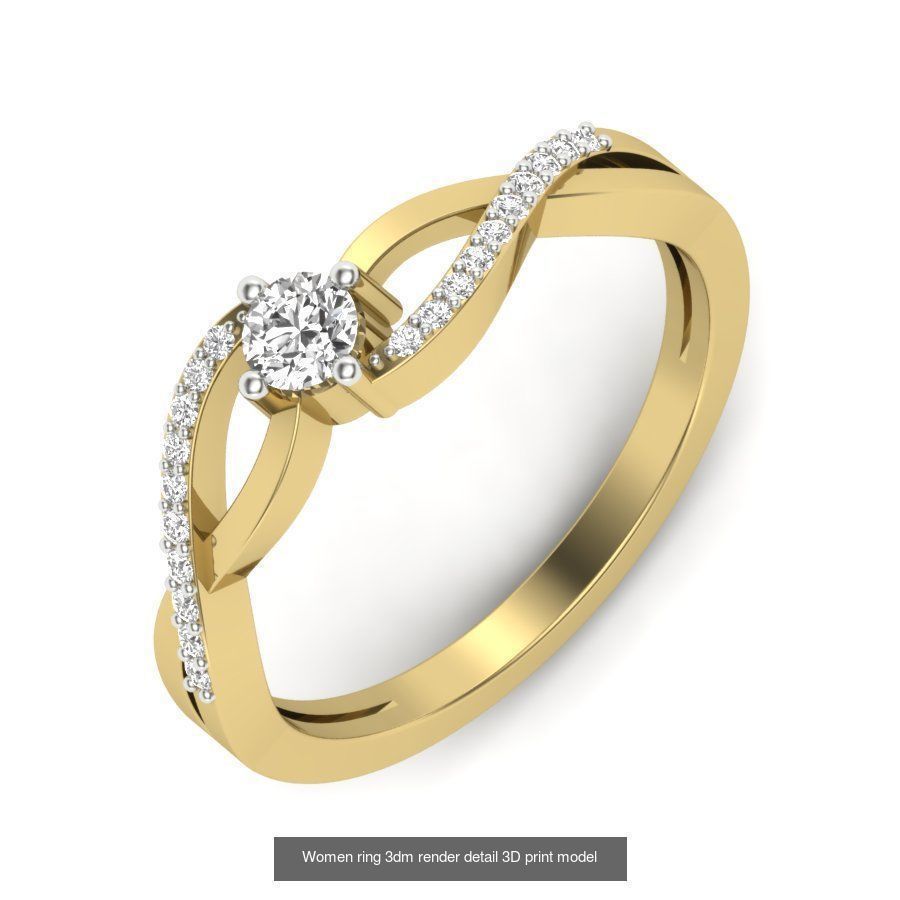 522 Women ring 3dm render detail bulk collection _178