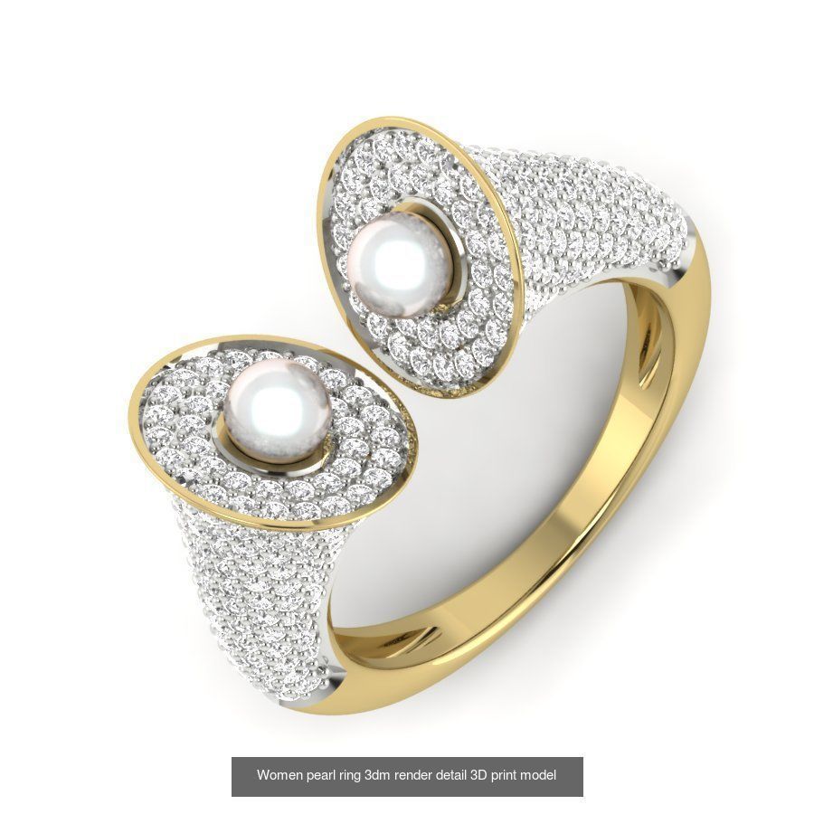 522 Women ring 3dm render detail bulk collection _144