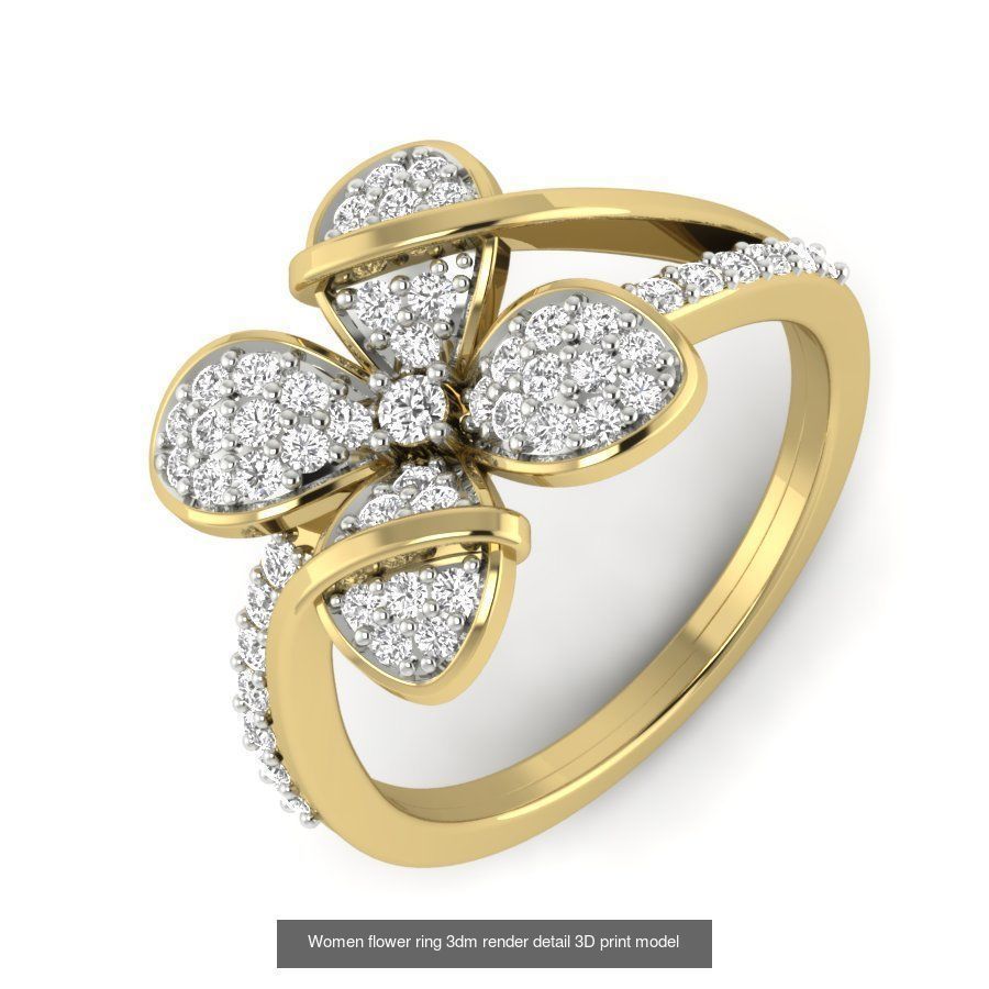 522 Women ring 3dm render detail bulk collection _156