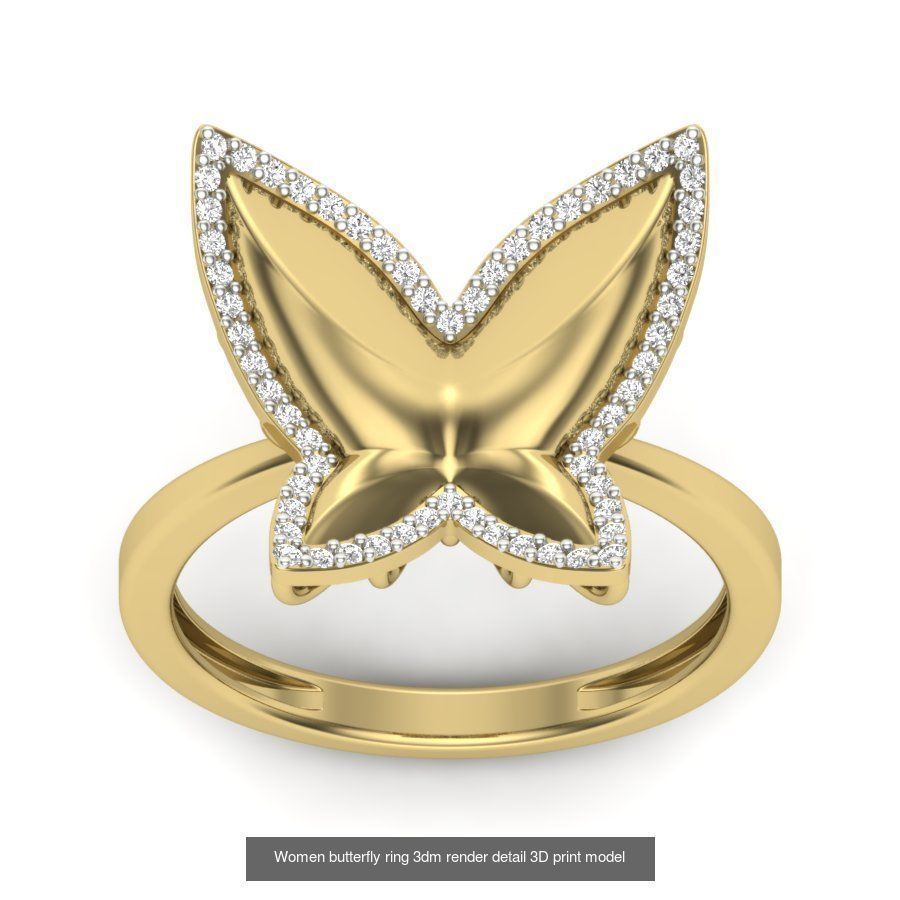 522 Women ring 3dm render detail bulk collection _186