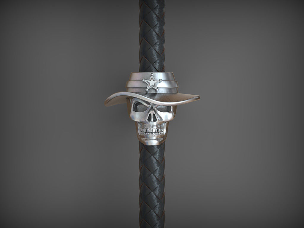 Bead Skull 03 1 3D print model_2