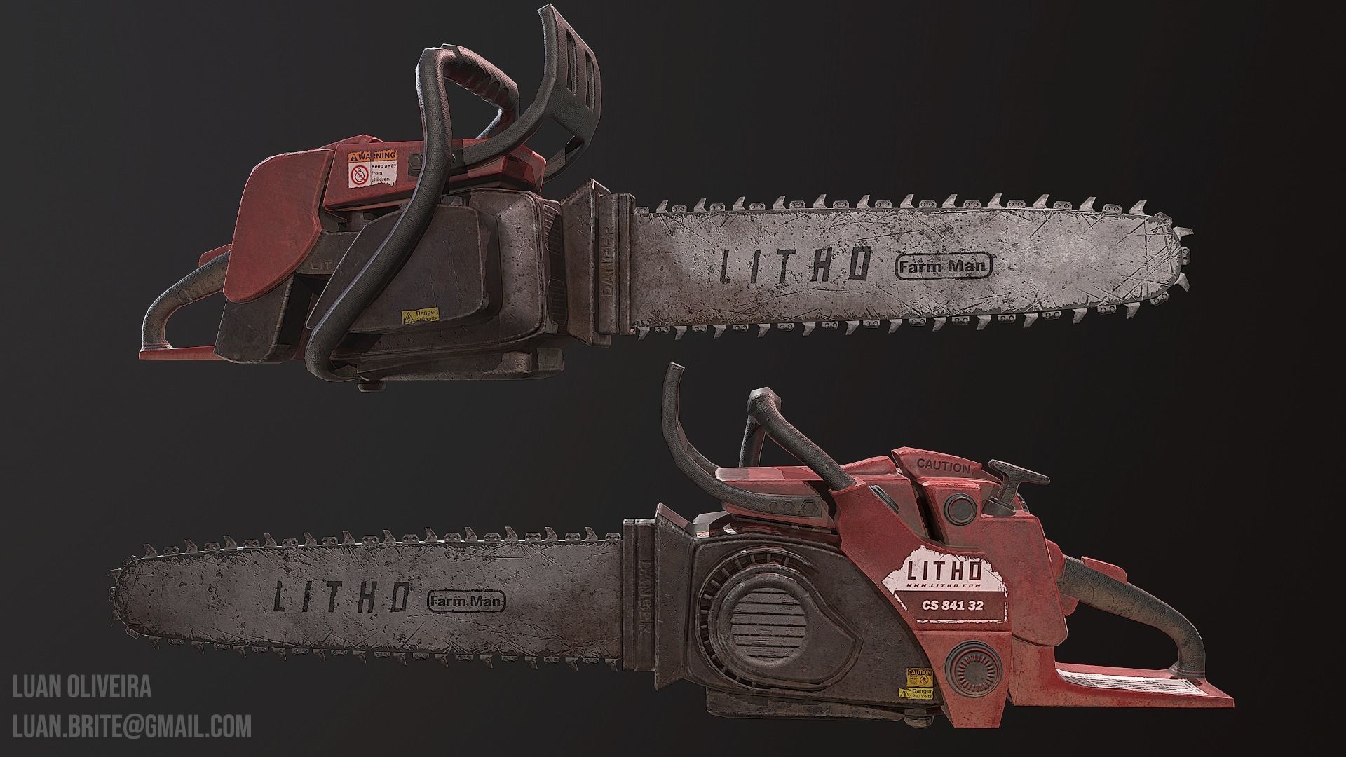3D model Chainsaw VR / AR / lowpoly CGTrader