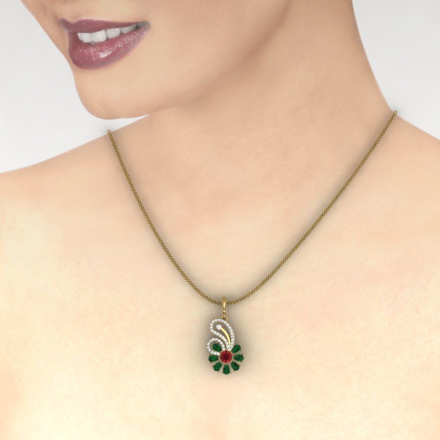 Women pendant 3dm render detail 3D print model 3D print model_1