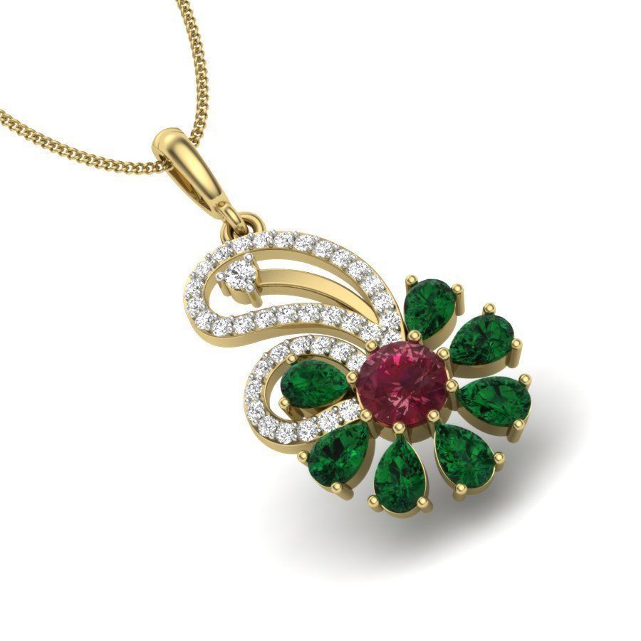 Women pendant 3dm render detail 3D print model 3D print model_2