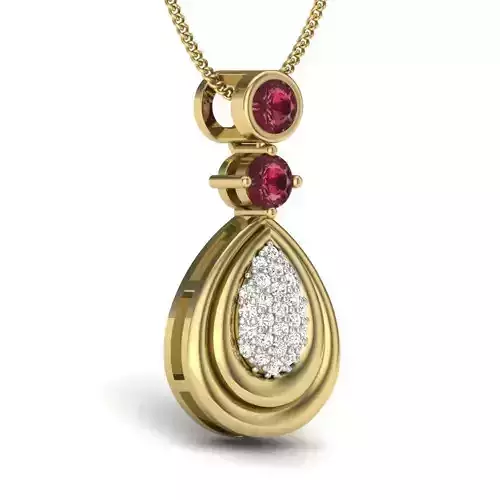 Women pendant 3dm render detail 3D print model