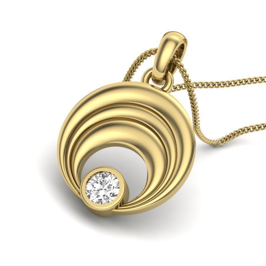 Women pendant 3dm render detail 3D print model 3D print model_4