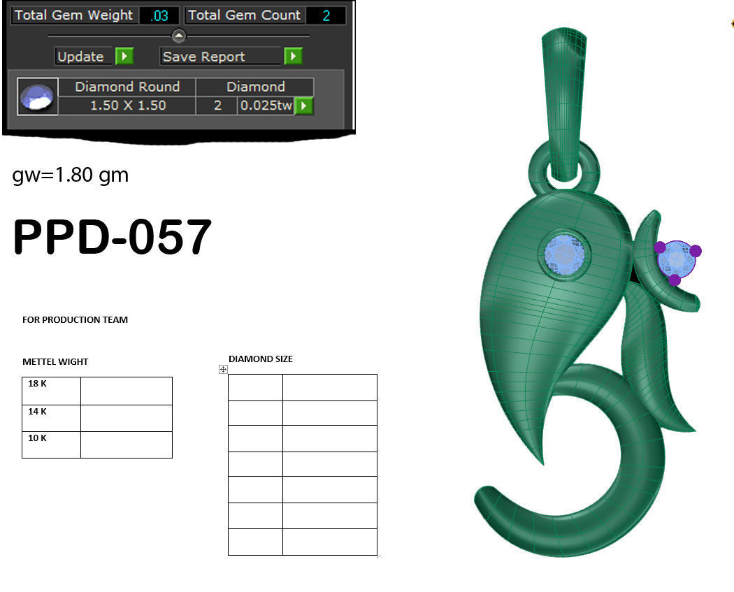 Spiritual pendant 3dm render detail 3D print model 3D print model_6