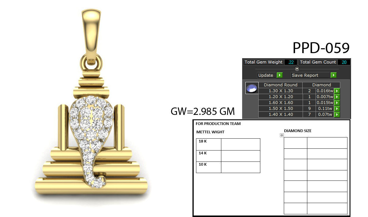 spiritual pendant 3dm render detail 3D print model 3D print model_6