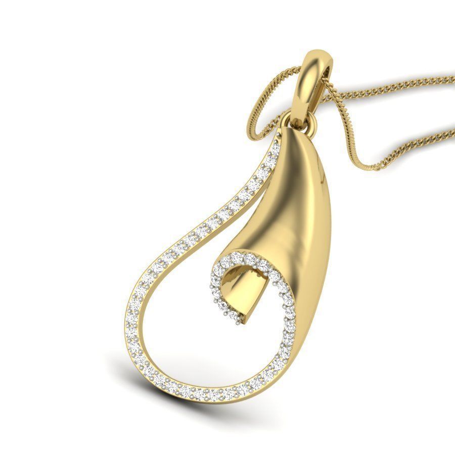 Women pendant 3dm render detail 3D print model 3D print model_4