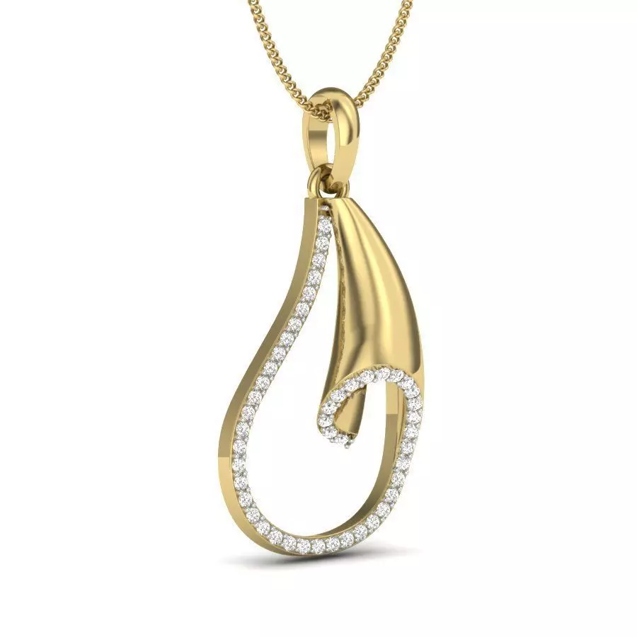 Women pendant 3dm render detail 3D print model 3D print model_0