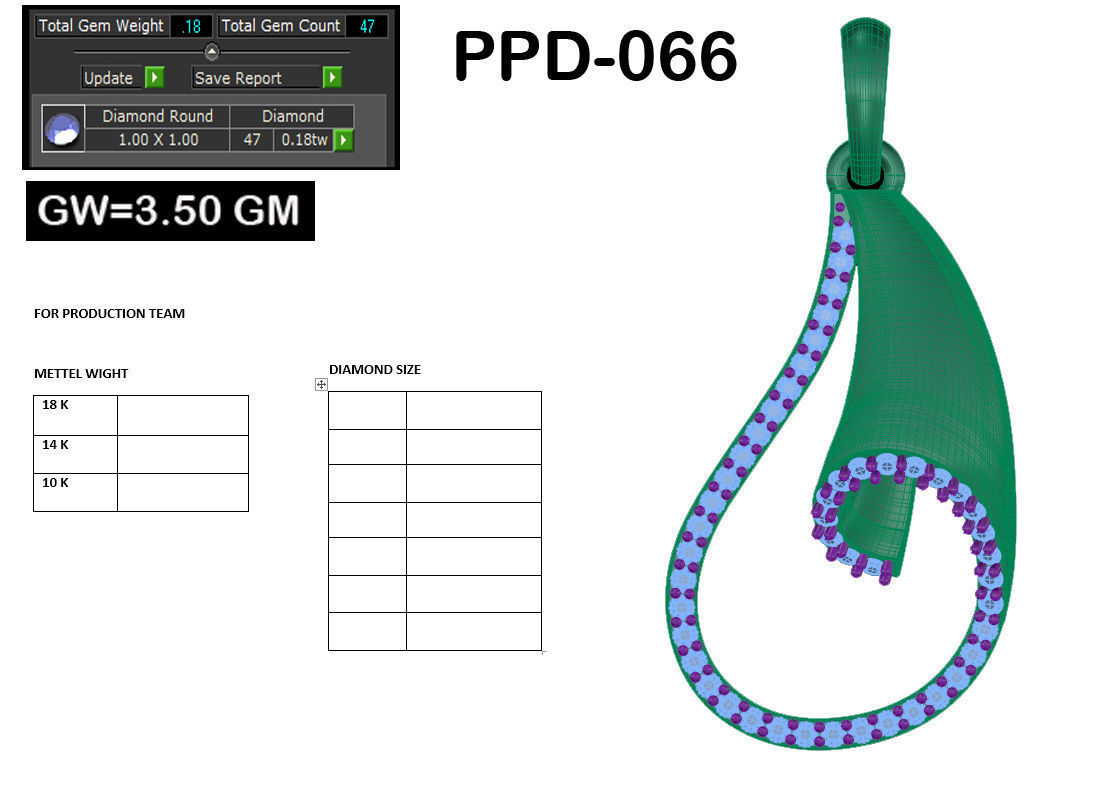 Women pendant 3dm render detail 3D print model 3D print model_6