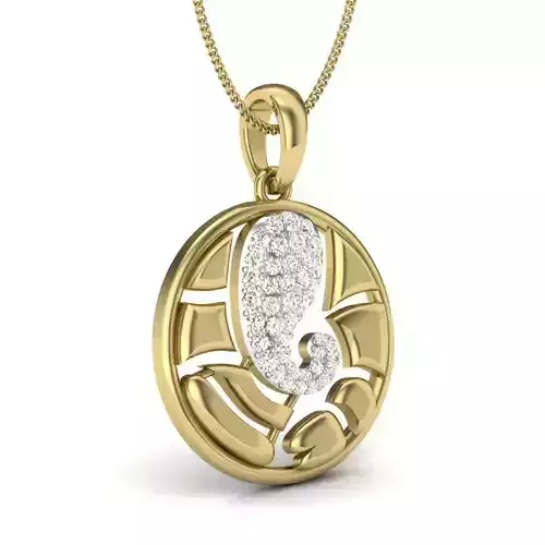 Women pendant 3dm render detail 3D print model