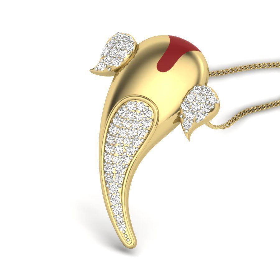 Spiritual pendant 3dm render detail 3D print model 3D print model_4