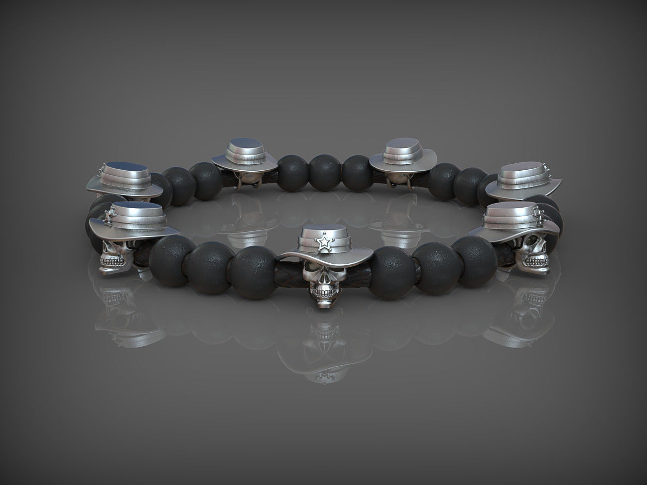 Bead Skull 03 2 3D print model_0