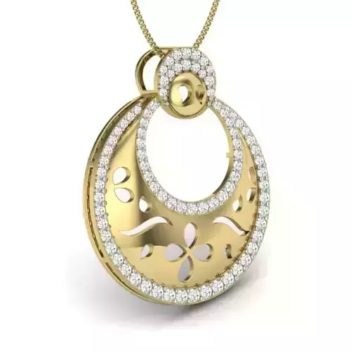 Women pendant 3dm render detail 3D print model