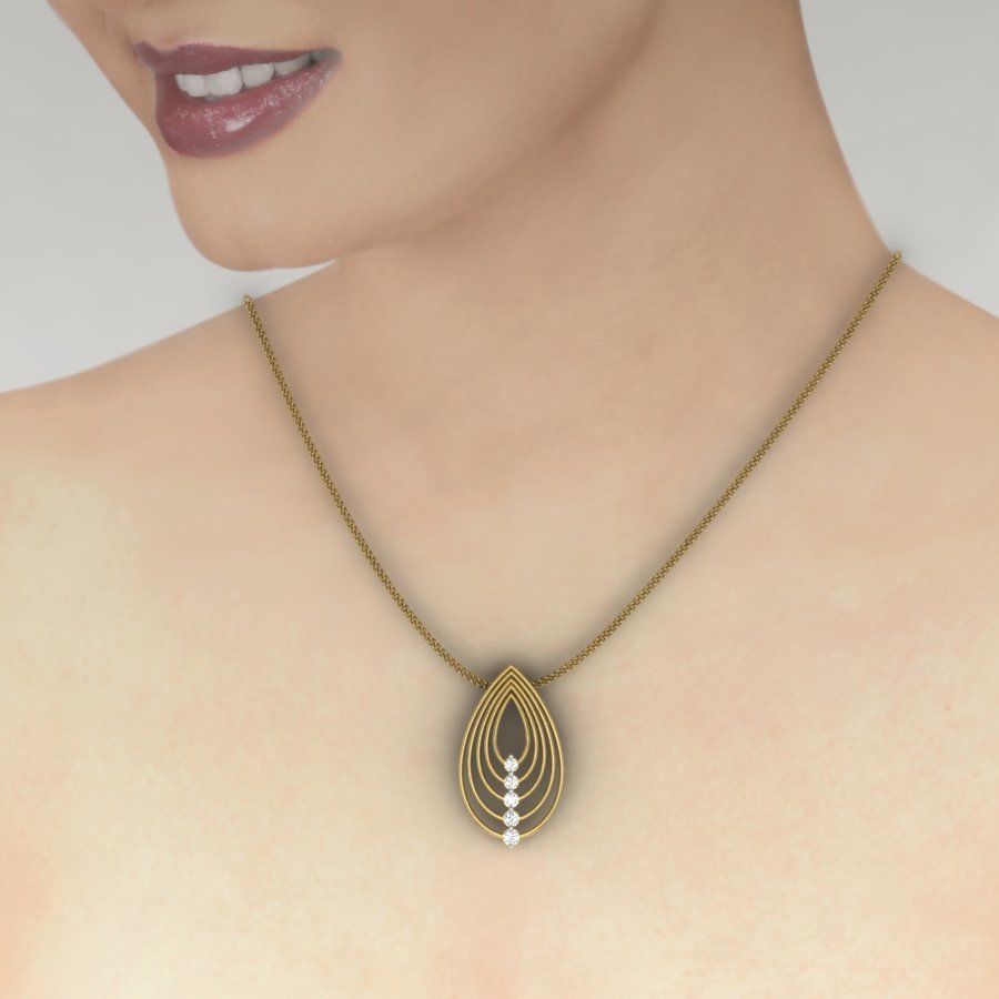 Women pendant 3dm render detail 3D print model 3D print model_1