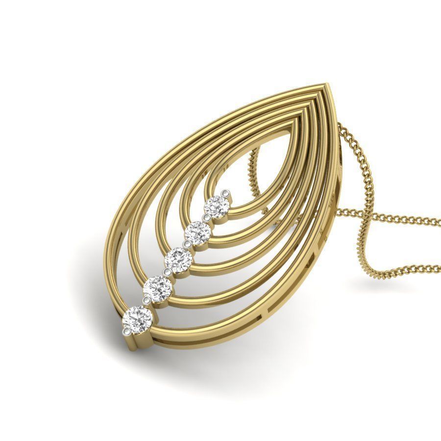 Women pendant 3dm render detail 3D print model 3D print model_4