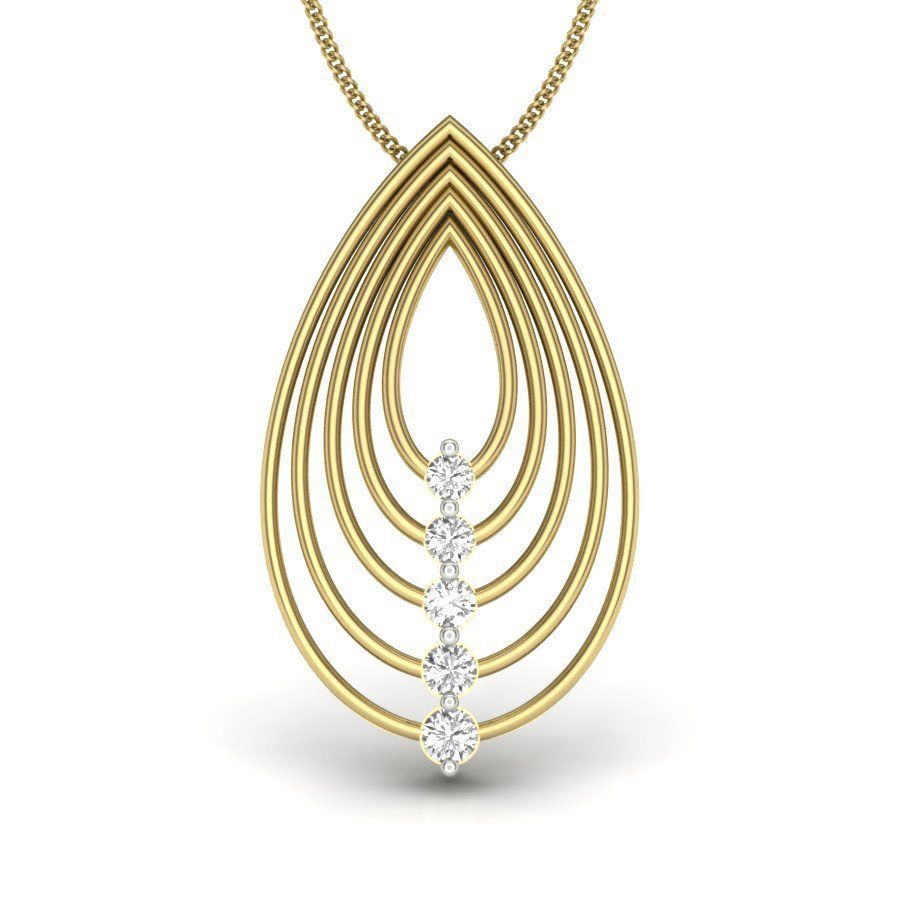 Women pendant 3dm render detail 3D print model 3D print model_5