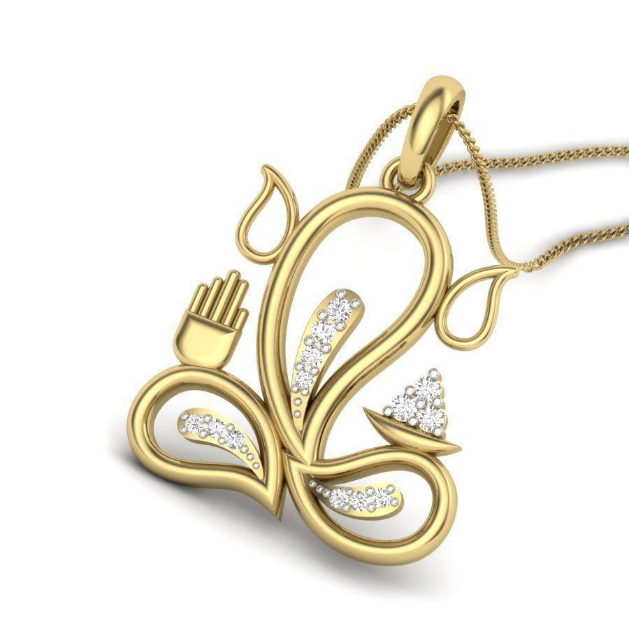 Spiritual pendant 3dm render detail 3D print model 3D print model_4