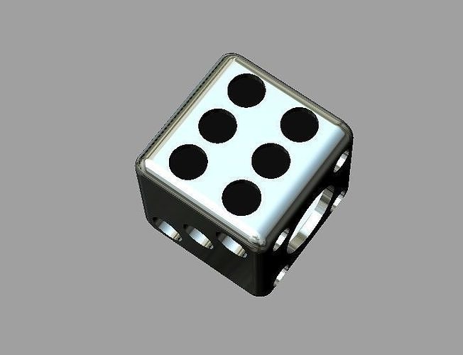 Dice Bead 3D print model