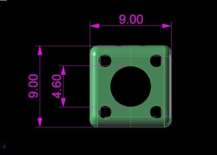 Dice Bead 3D print model_3