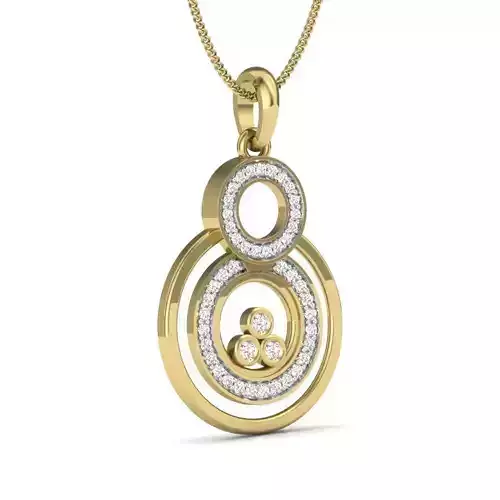 Women pendant 3dm render detail 3D print model