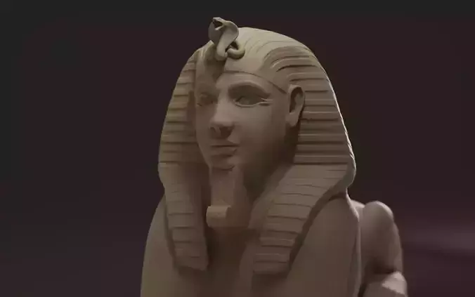 Egyptian Sphinx 3D model