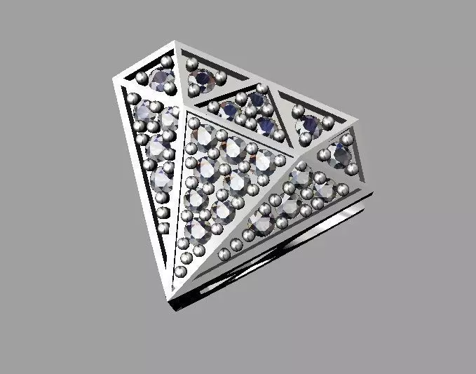 Diamond Bead 3D print model_0