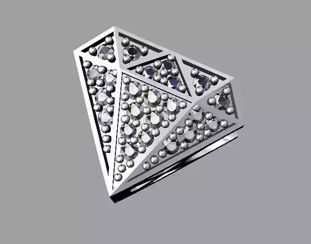 Diamond Bead 3D print model