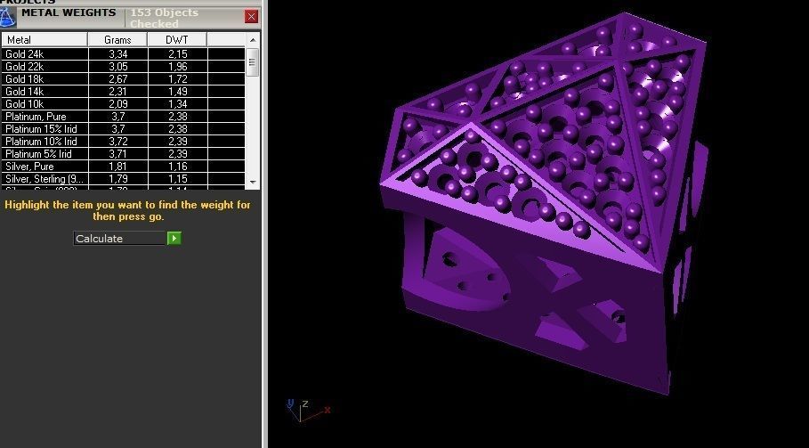 Diamond Bead 3D print model_5