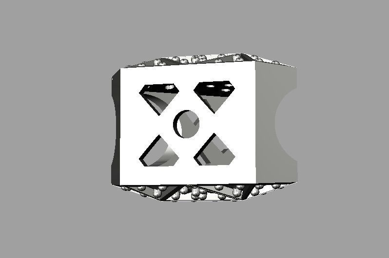 Diamond Bead 3D print model_3