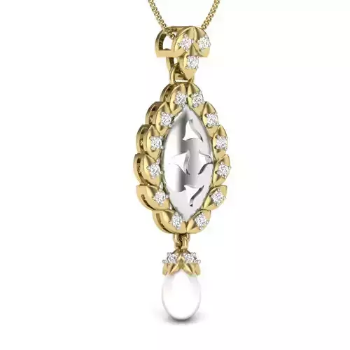 Women pendant 3dm render detail 3D print model