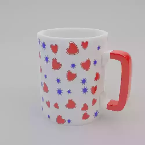 Mug with a pattern
