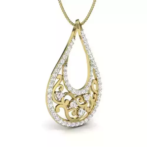 Women pendant 3dm render detail 3D print model