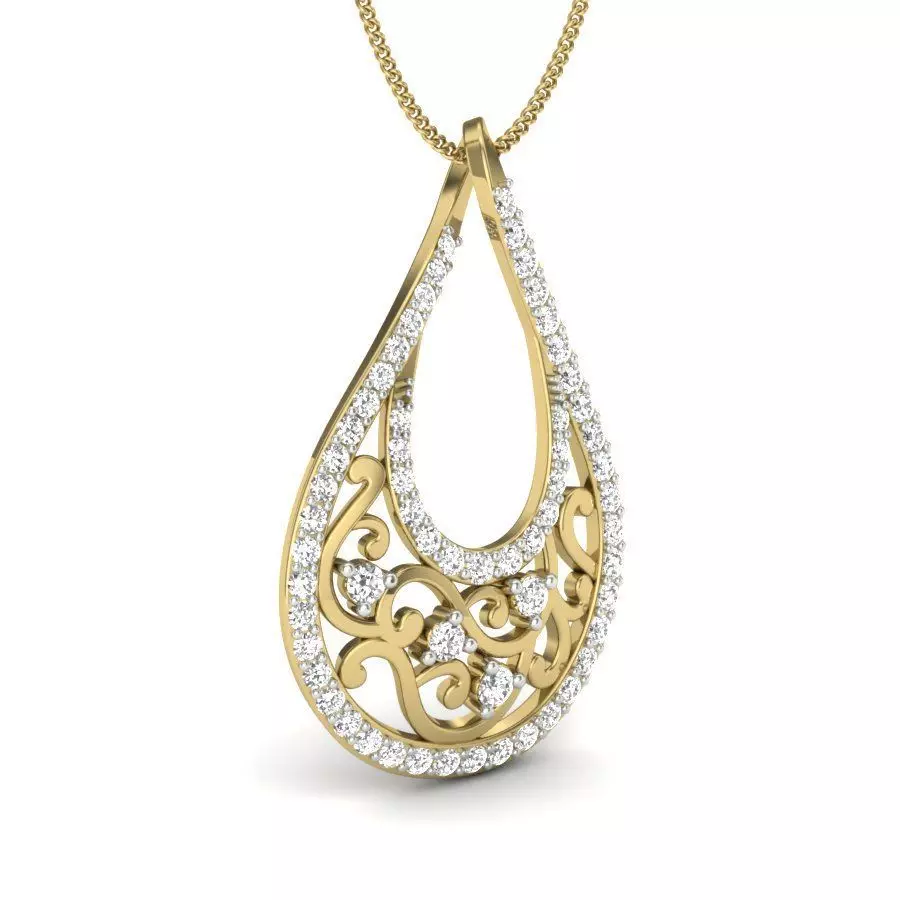 Women pendant 3dm render detail 3D print model 3D print model_0