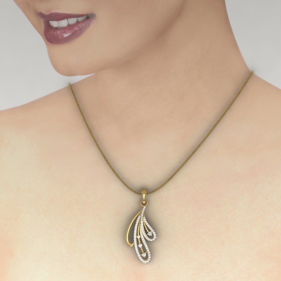 Women pendant 3dm render detail 3D print model 3D print model_1