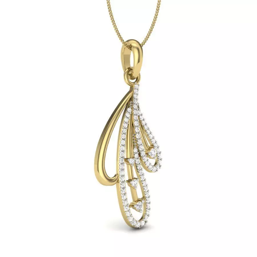 Women pendant 3dm render detail 3D print model 3D print model_0