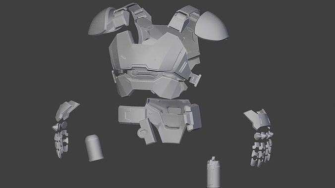 Blackwatch Reyes armor 3D print model