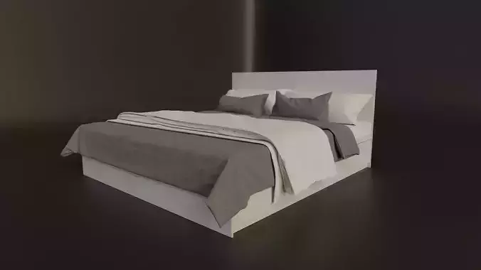 IKEA BED ARCH-VIZ asset